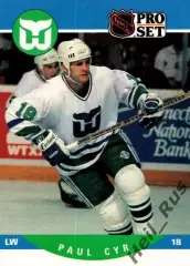 Хоккей. Карточка Paul Cyr/Пол Сир (Hartford Whalers/Хартфорд Уэйлерс) НХЛ/NHL
