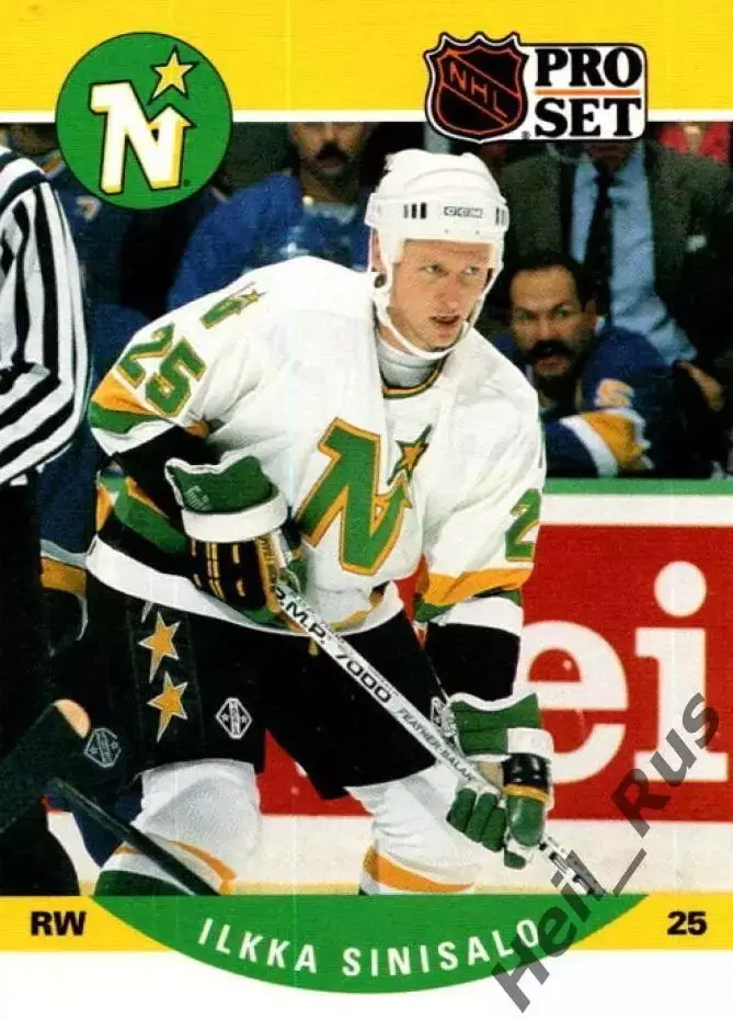 Карточка Ilkka Sinisalo/Илкка Синисало (Minnesota North Stars/Миннесота) NHL/НХЛ