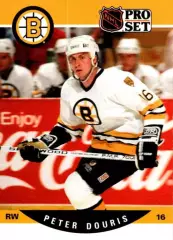 Хоккей; Карточка Peter Douris/Питер Доурис (Boston Bruins/Бостон Брюинз) НХЛ/NHL