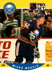 Хоккей; Карточка Mikko Makela/Микко Мякеля Buffalo Sabres/Баффало Сейбрз НХЛ/NHL