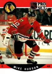 Карточка Mike Hudson/Майк Хадсон (Chicago Blackhawks/Чикаго Блэкхокс) НХЛ/NHL