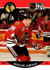 Карточка Jocelyn Lemieux/Жослен Лемье Chicago Blackhawks/Чикаго Блэкхокс НХЛ/NHL