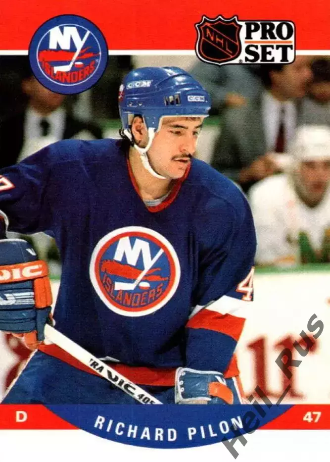 Карточка Richard Pilon/Рич Пилон (New York Islanders/Нью-Йорк Айлендерс) НХЛ/NHL