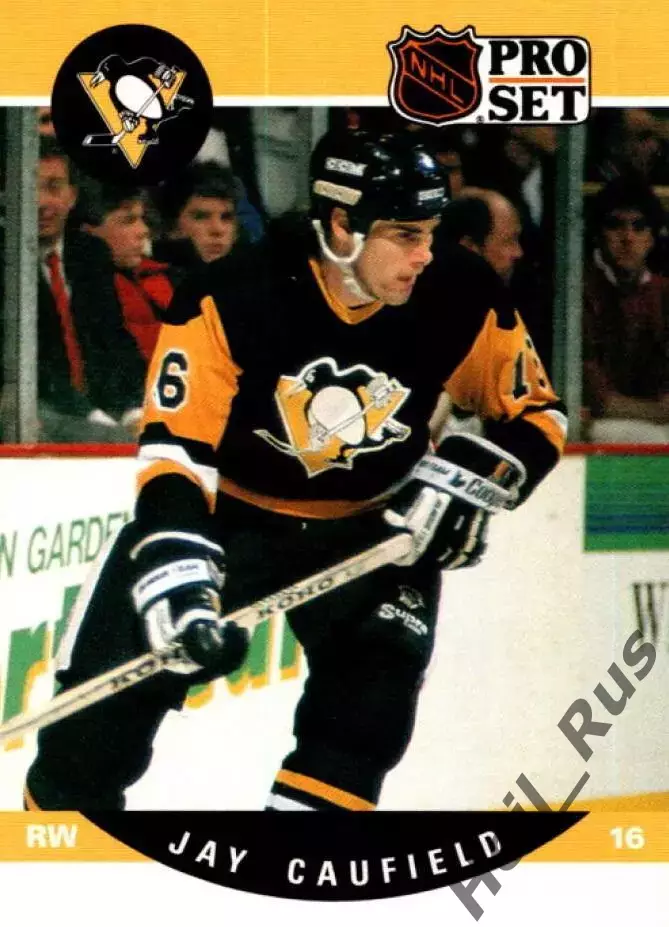 Карточка Jay Caufield/Джей Кофилд Pittsburgh Penguins/Питтсбург Пингвинз НХЛ/NHL