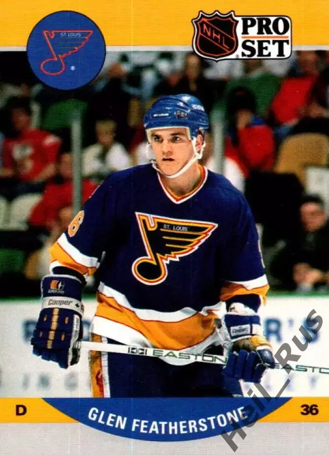 Карточка Glen Featherstone/Глен Фезерстоун St Louis Blues/Сент-Луис Блюз НХЛ/NHL