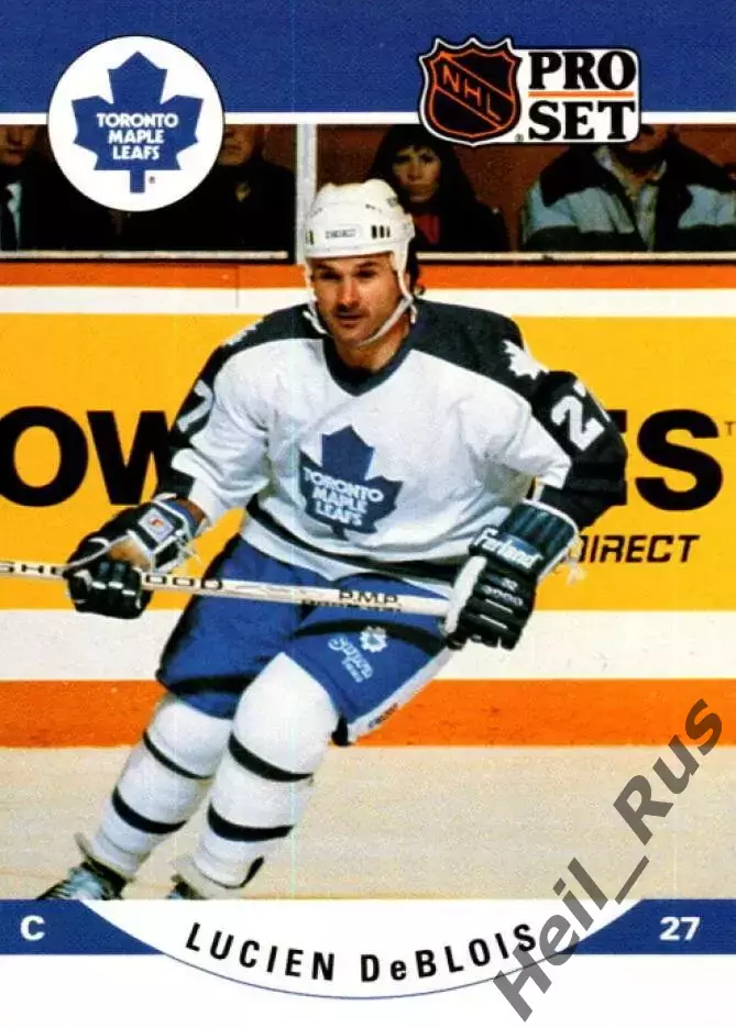Карточка L. DeBlois/Люсьен Деблуа Toronto Maple Leafs/Торонто Мейпл Лифс НХЛ/NHL