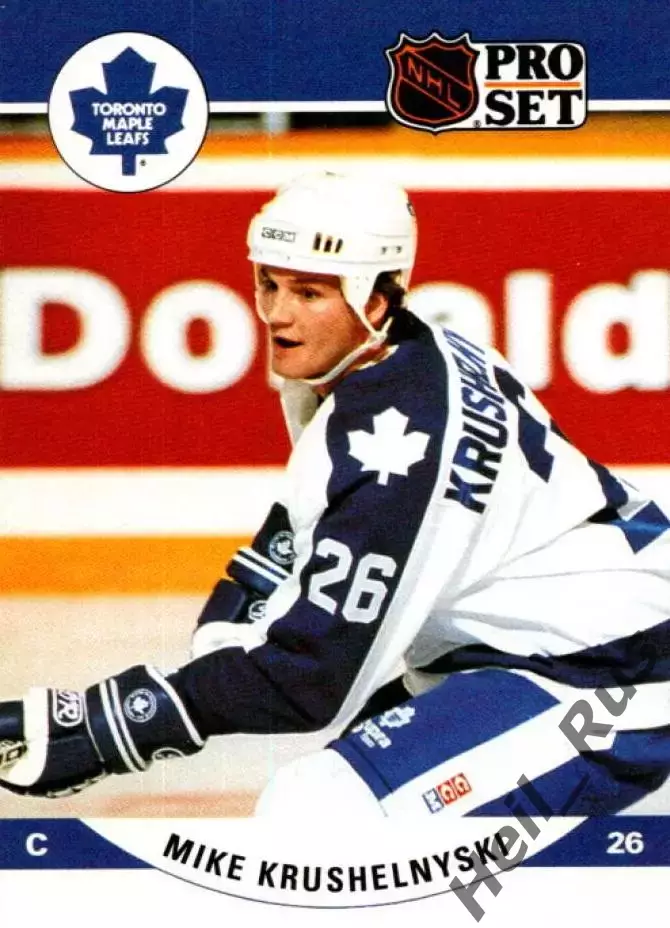 Карточка Майк Крушельницки Toronto Maple Leafs/Торонто, Витязь Чехов NHL/НХЛ/КХЛ