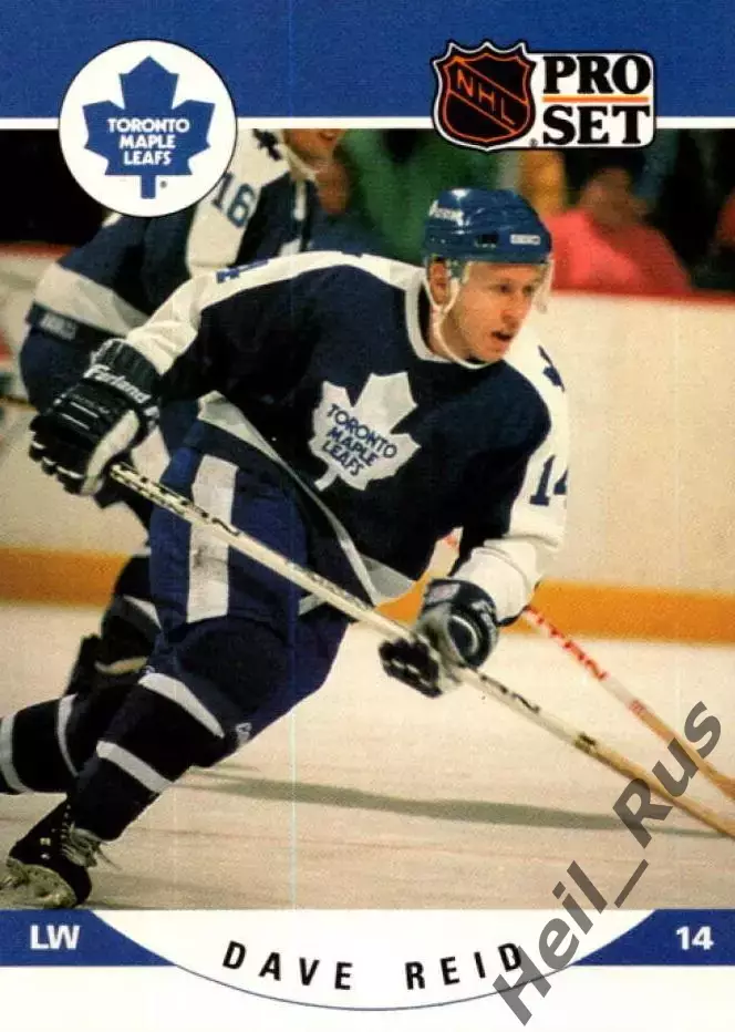 Карточка Dave Reid/Дэвид Рид (Toronto Maple Leafs/Торонто Мейпл Лифс) НХЛ/NHL