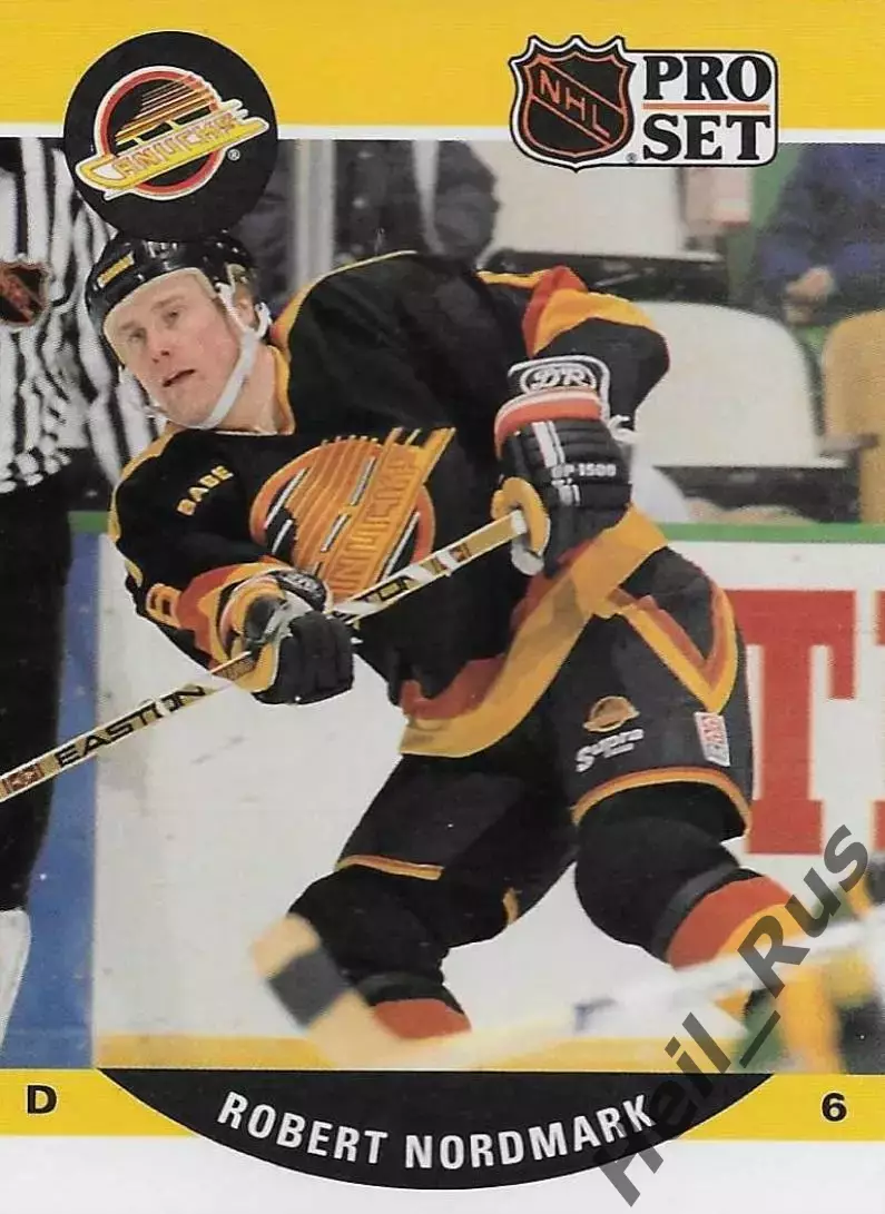 Карточка Robert Nordmark/Роберт Нордмарк (Vancouver Canucks/Ванкувер) НХЛ/NHL