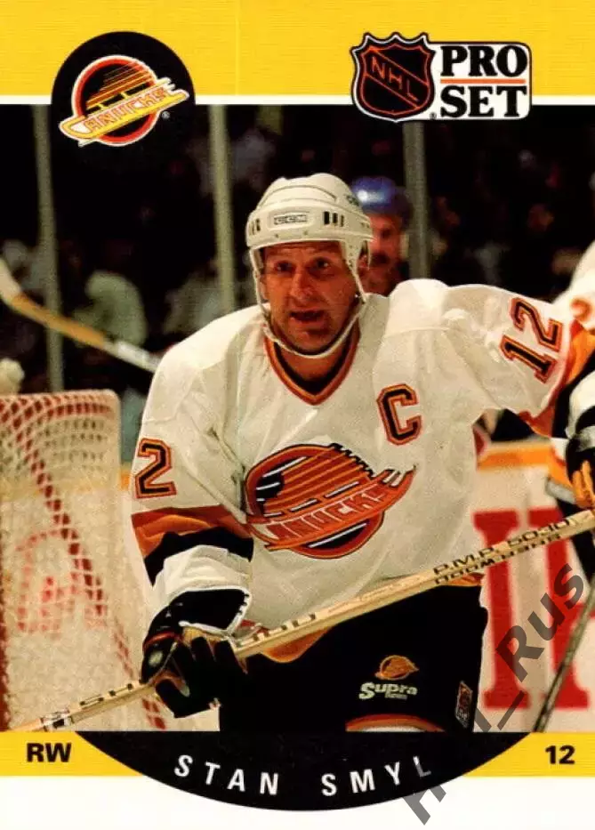 Хоккей. Карточка Stan Smyl/Стэн Смил (Vancouver Canucks/Ванкувер Кэнакс) NHL/НХЛ