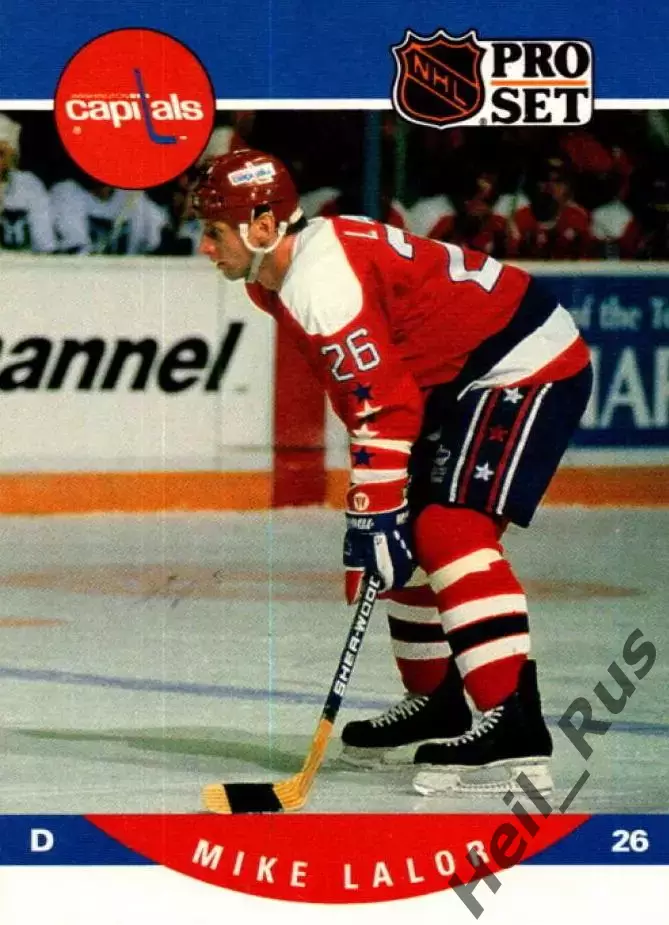 Карточка Mike Lalor/Майк Лэлор (Washington Capitals/Вашингтон Кэпиталз) НХЛ/NHL