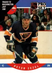 Карточка Peter Zezel/Питер Зезель (Сент-Луис Блюз/Вашингтон Кэпиталз) НХЛ/NHL