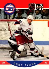 Хоккей. Карточка Doug Evans / Дуг Эванс (Winnipeg Jets / Виннипег Джетс) НХЛ/NHL