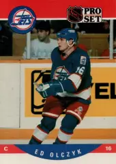 Хоккей. Карточка Ed Olczyk/Эд Ольчик (Winnipeg Jets/Виннипег Джетс) НХЛ/NHL