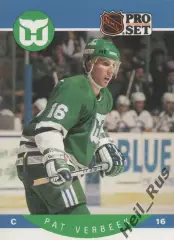 Хоккей Карточка Pat Verbeek/Пэт Вербик Hartford Whalers/Хартфорд Уэйлерс НХЛ/NHL