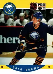 Хоккей. Карточка Greg Brown / Грег Браун (Buffalo Sabres/Баффало Сейбрз) НХЛ/NHL