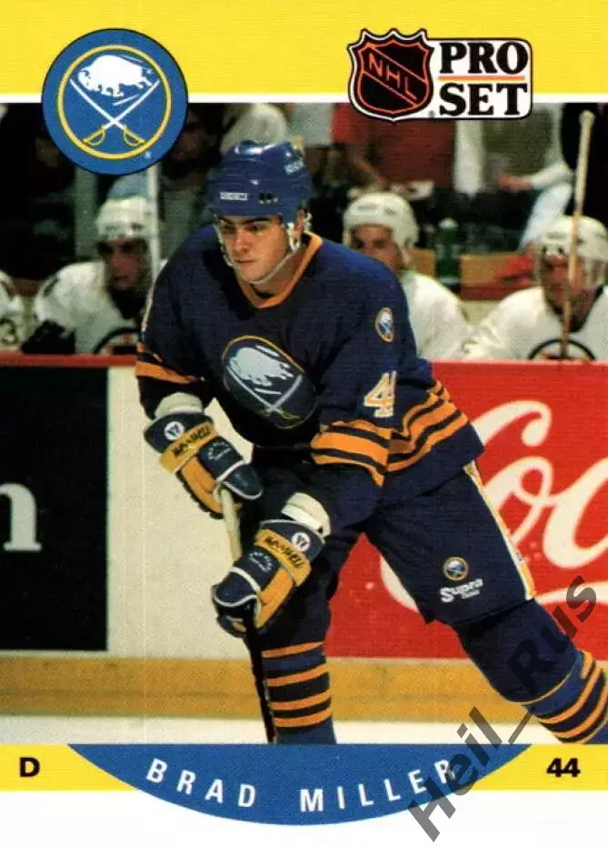 Хоккей. Карточка Brad Miller/Брэд Миллер (Buffalo Sabres/Баффало Сейбрз) НХЛ/NHL