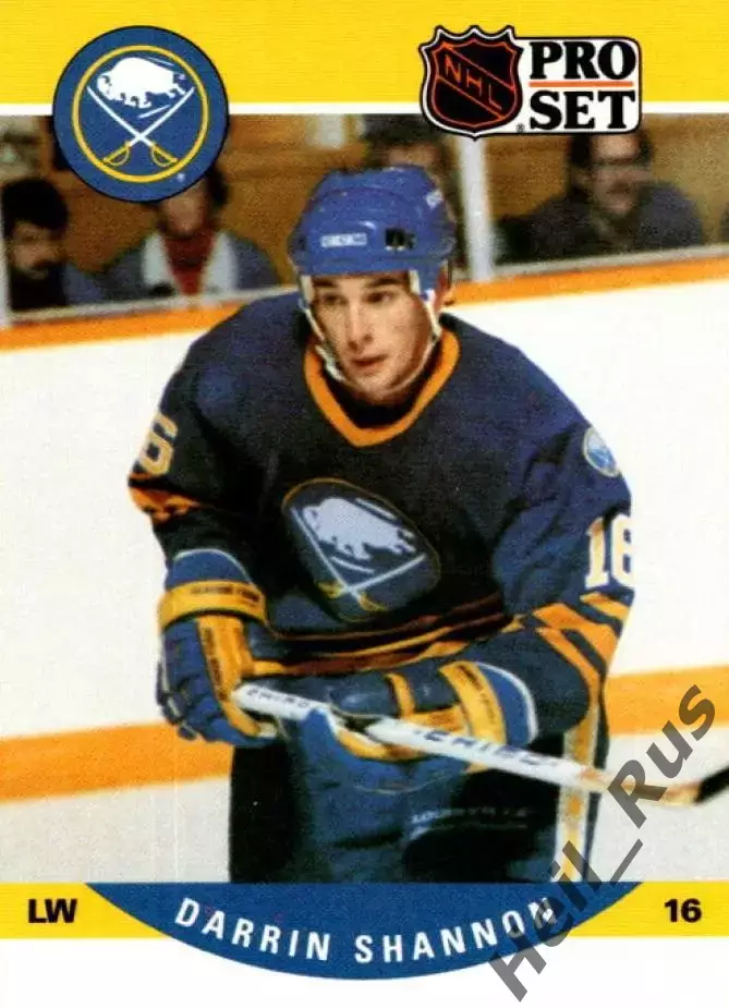 Карточка Darrin Shannon/Дэррин Шэннон (Buffalo Sabres/Баффало Сейбрз) НХЛ/NHL