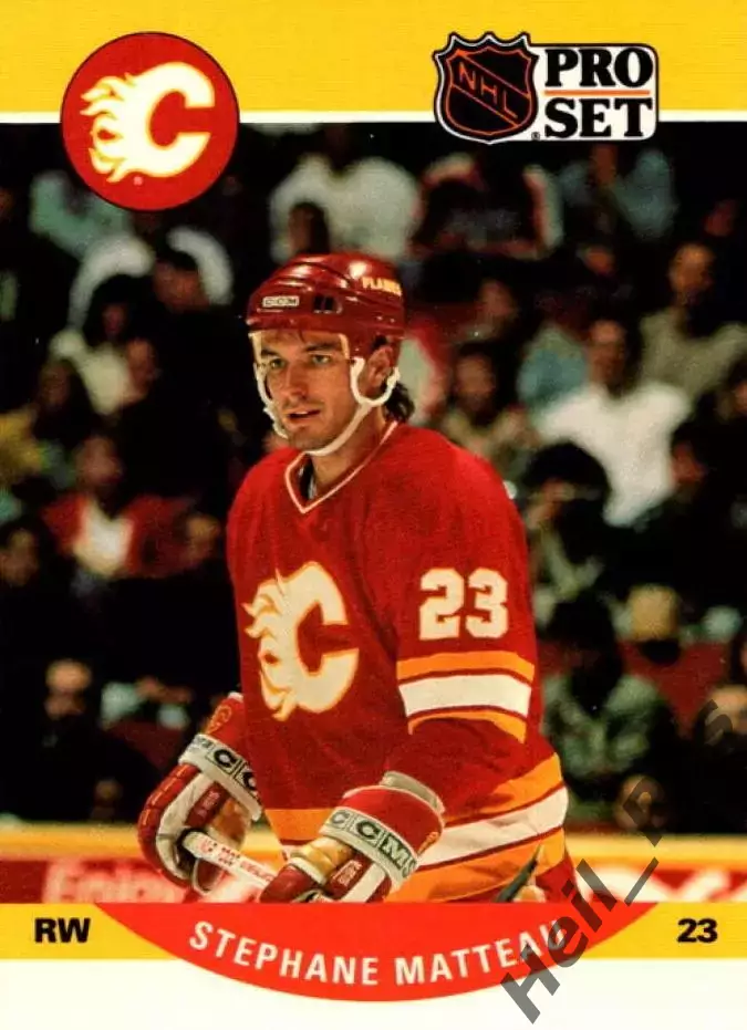 Карточка Stephane Matteau/Стефан Матто (Calgary Flames/Калгари Флэймз) НХЛ/NHL