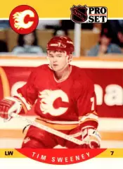 Хоккей. Карточка Tim Sweeney/Тим Суини (Calgary Flames/Калгари Флэймз) НХЛ/NHL