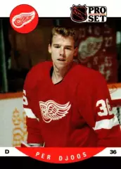 Хоккей. Карточка Per Djoos/Пер Юус (Detroit Red Wings/Детройт Ред Уингз) НХЛ/NHL