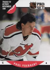 Карточка Paul Ysebaert/Пол Айзеберт Нью-Джерси Девилз/Детройт Ред Уингз НХЛ/NHL