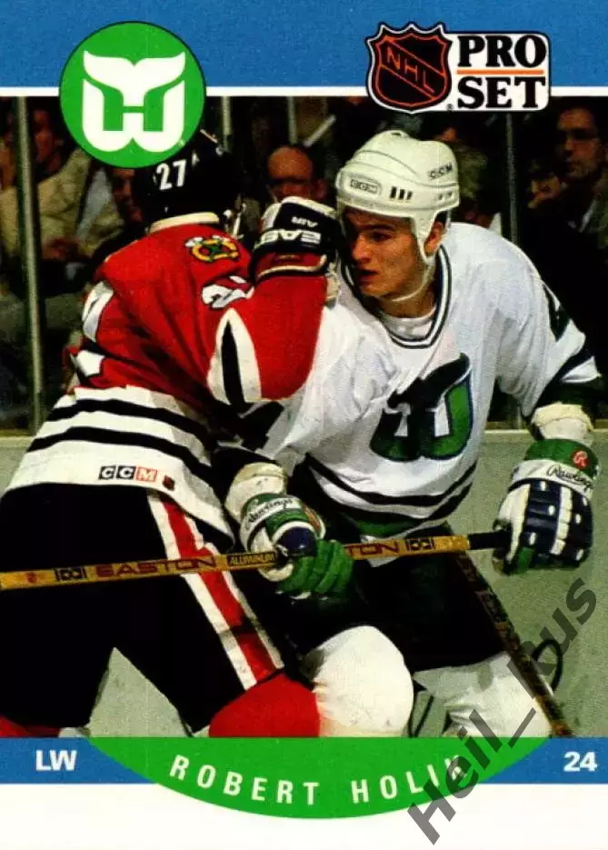 Карточка Holik / Роберт Бобби Холик (Hartford Whalers/Хартфорд Уэйлерс) НХЛ/NHL
