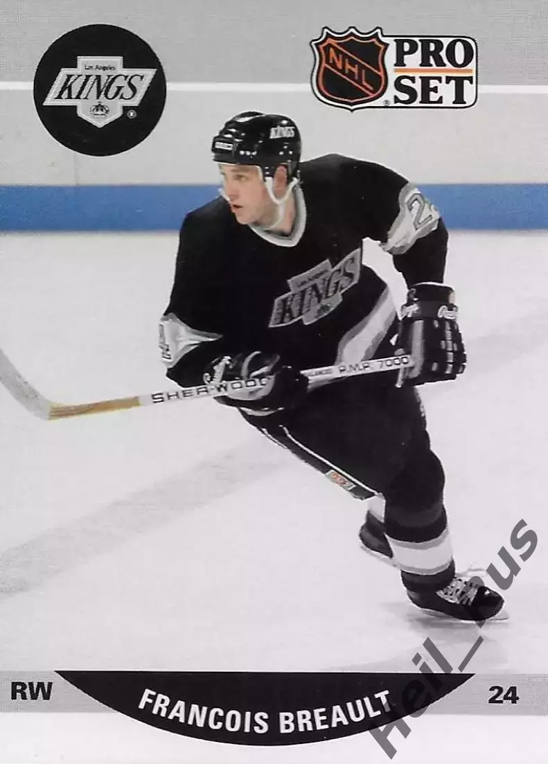 Хоккей Карточка Breault/Франсуа Бро Los Angeles Kings/Лос-Анджелес Кингз NHL/НХЛ