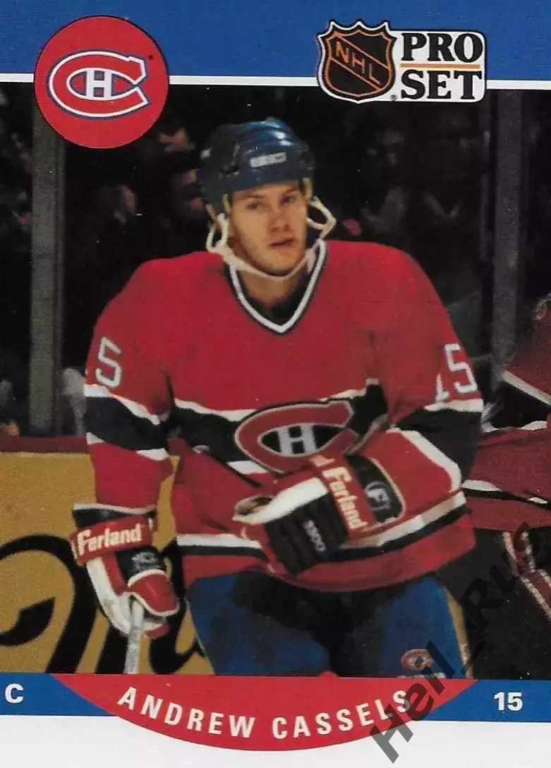 Карточка Cassels/Эндрю Касселс (Montreal Canadiens/Монреаль Канадиенс) НХЛ/NHL