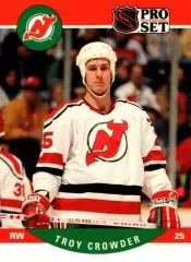 Карточка Troy Crowder/Трой Краудер (New Jersey Devils/Нью-Джерси Девилз) НХЛ/NHL