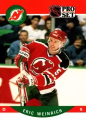 Карточка Eric Weinrich/Эрик Вайнрих New Jersey Devils/Нью-Джерси Девилз, НХЛ/NHL