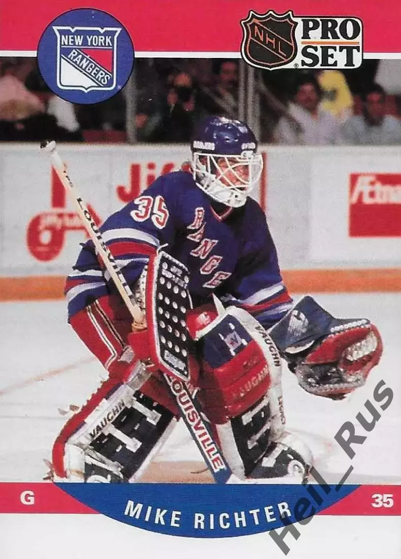 Карточка Mike Richter/Майк Рихтер (New York Rangers/Нью-Йорк Рейнджерс) NHL/НХЛ