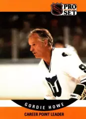 Хоккей. Карточка Gordie Howe/Горди Хоу Hartford Whalers/Хартфорд Уэйлерс НХЛ/NHL