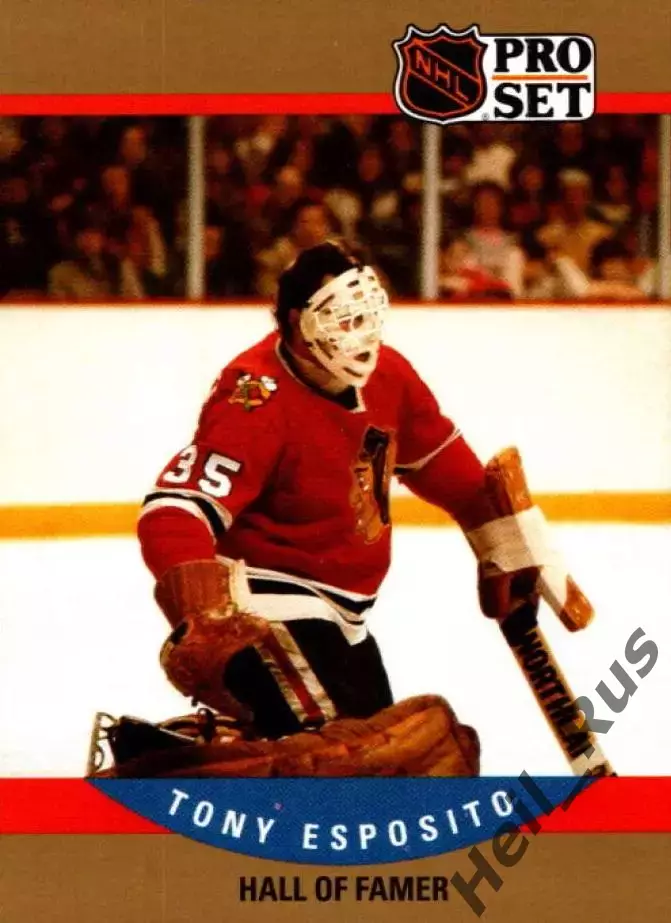 Карточка Tony Esposito/Тони Эспозито Chicago Blackhawks/Чикаго Блэкхокс NHL/НХЛ