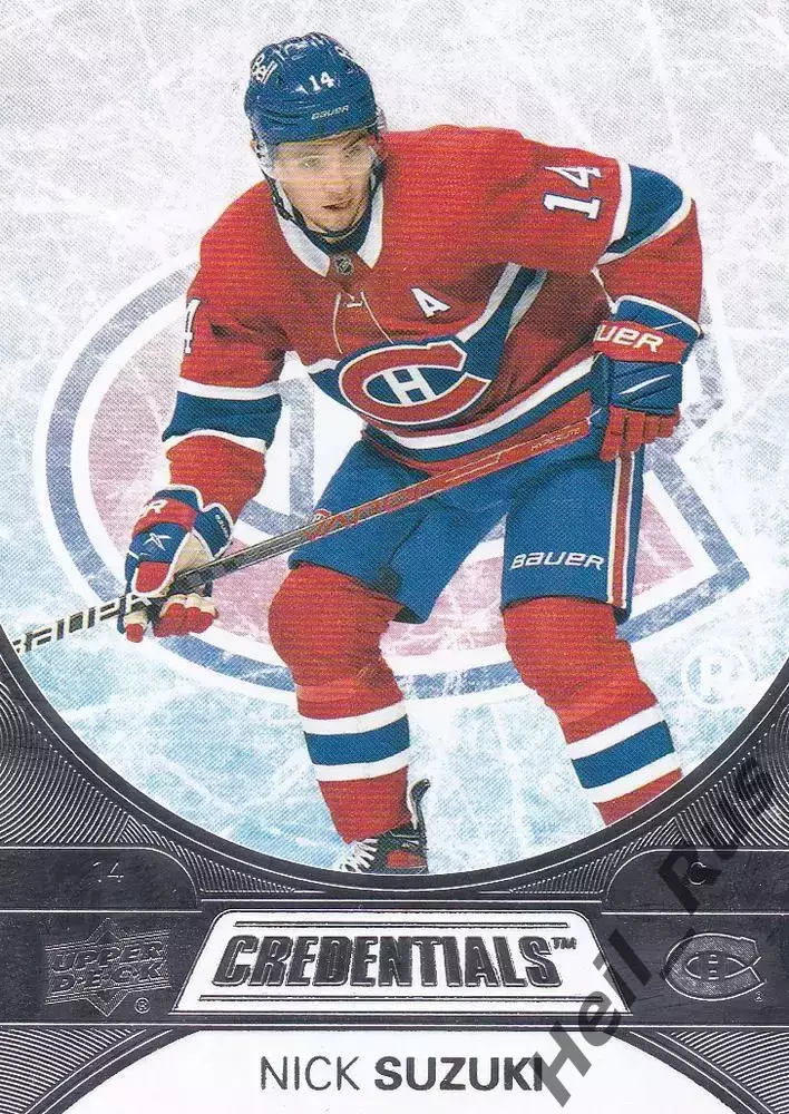 Хоккей; Карточка Nick Suzuki/Ник Сузуки (Montreal Canadiens/Монреаль) НХЛ/NHL