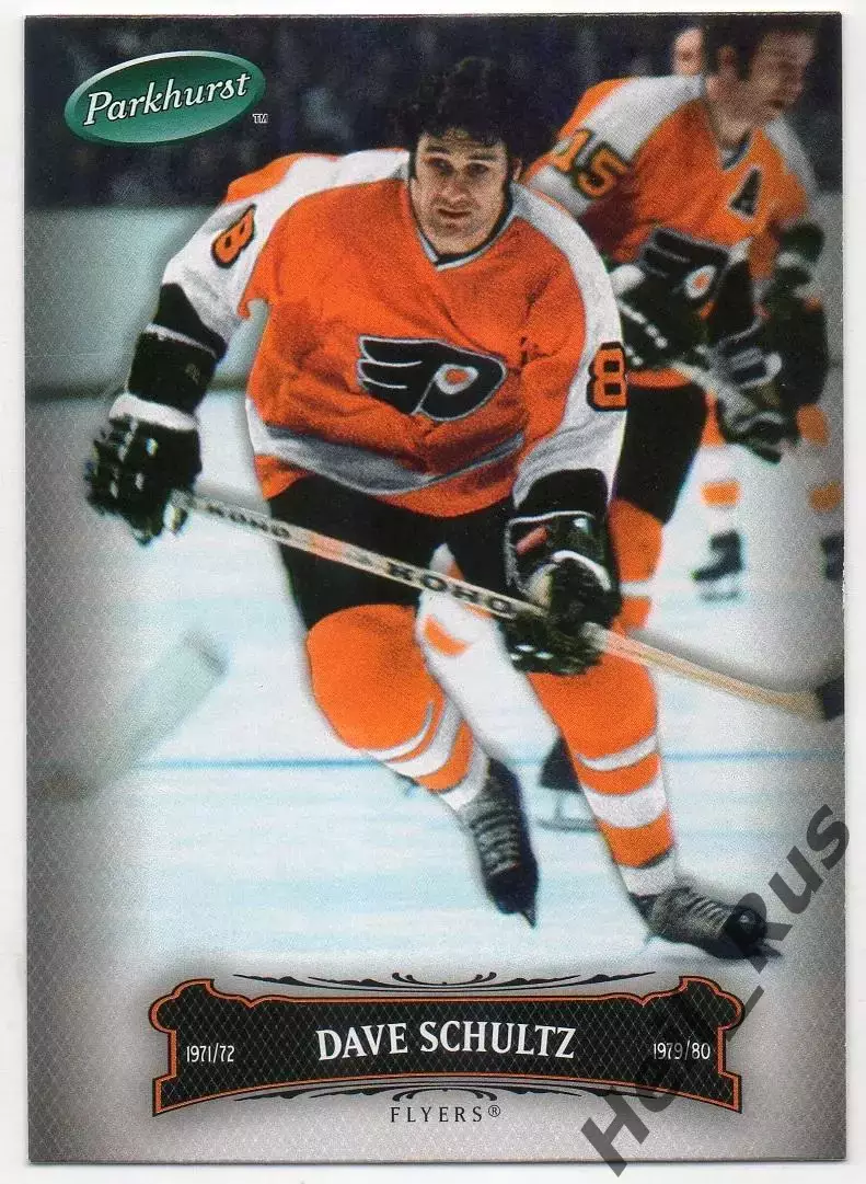 Хоккей; Карточка Dave Schultz/Дэйв Шульц Philadelphia Flyers/Филадельфия НХЛ/NHL