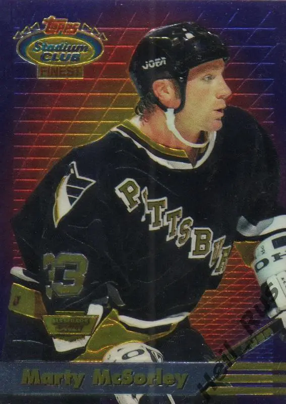 Карточка Marty McSorley/Марти Максорли (Pittsburgh Penguins/Питтсбург) НХЛ/NHL