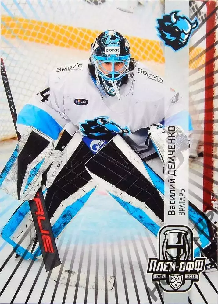 Хоккей. Карточка Василий Демченко (Динамо Минск) КХЛ/KHL сезон 2024/25 SeReal