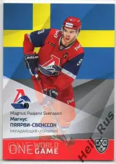 Карточка Магнус Пяярви-Свенссон Швеция/Локомотив Ярославль КХЛ/KHL сезон 2021/22