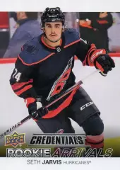 Карточка Seth Jarvis/Сет Джарвис Carolina Hurricanes/Каролина Харрикейнз NHL-НХЛ