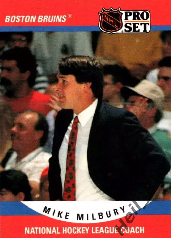 Карточка тренер Mike Milbury/Майк Милбери (Boston Bruins/Бостон Брюинз) НХЛ/NHL