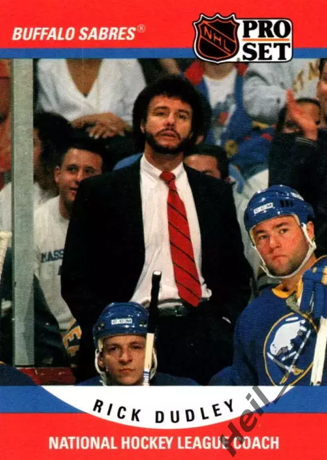 Карточка тренер Rick Dudley/Рик Дадли (Buffalo Sabres/Баффало Сейбрз) НХЛ/NHL