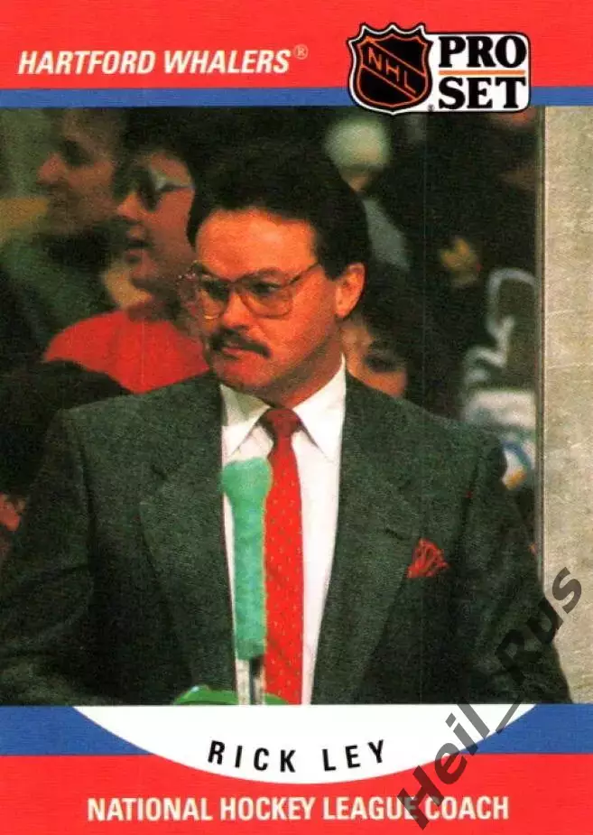 Карточка тренер Rick Ley/Рик Лей (Hartford Whalers/Хартфорд Уэйлерс) НХЛ/NHL