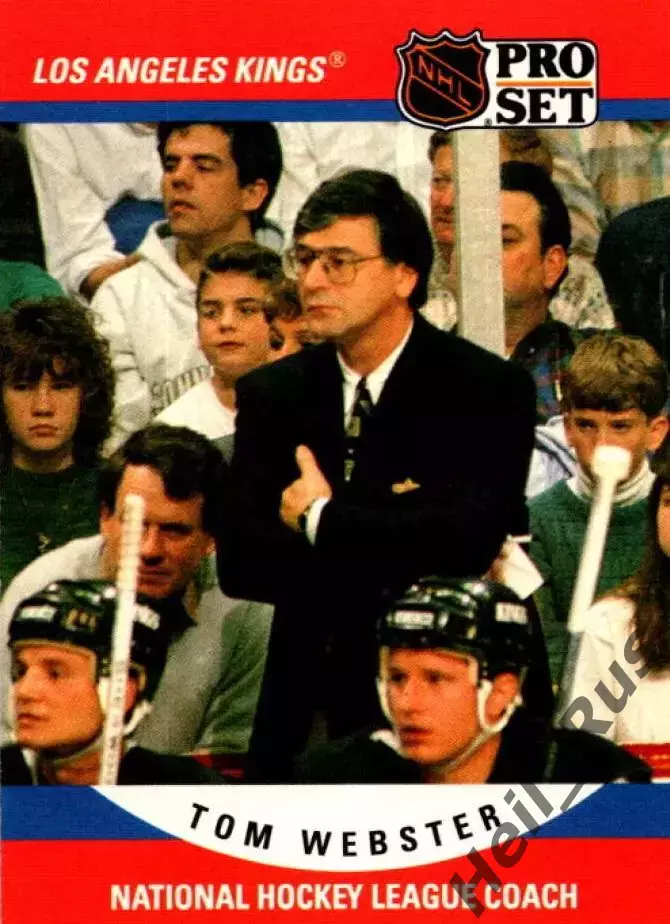 Карточка тренер Webster/Том Уэбстер Los Angeles Kings/Лос-Анджелес Кингз НХЛ/NHL