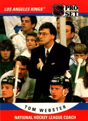 Карточка тренер Webster/Том Уэбстер Los Angeles Kings/Лос-Анджелес Кингз НХЛ/NHL