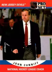 Карточка тренер Cunniff/Джон Каннифф New Jersey Devils/Нью-Джерси Девилз НХЛ/NHL