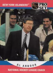 Карточка тренер Al Arbour/Эл Арбур New York Islanders/Нью-Йорк Айлендерс НХЛ/NHL