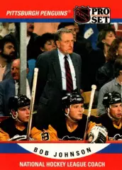 Карточка тренер Боб Джонсон (Pittsburgh Penguins/Питтсбург Пингвинз) НХЛ/NHL