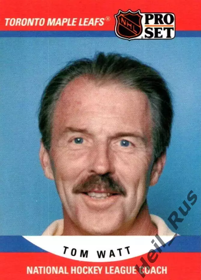 Карточка тренер Tom Watt/Том Уотт Toronto Maple Leafs/Торонто Мейпл Лифс НХЛ/NHL