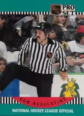 Хоккей. Карточка Referee/Судья Ron Asselstine/Рон Ассельстайн НХЛ/NHL